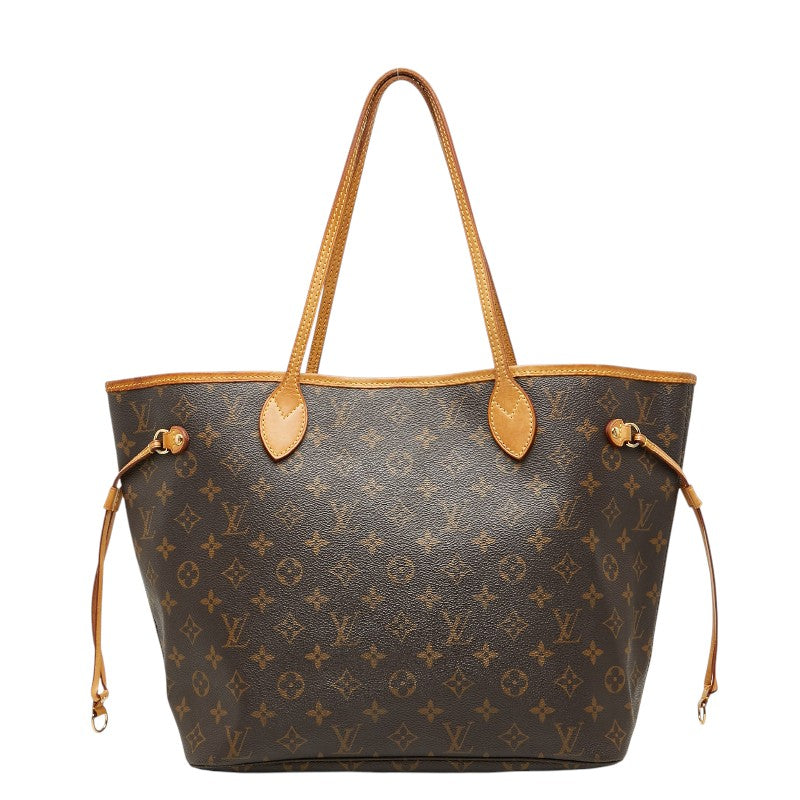 ルイ ヴィトン モノグラム ネヴァーフルMM ショルダーバッグ トートバッグ M40156 ブラウン PVC レザー レディース LOUIS VUITTON 【中古】