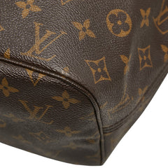 ルイ ヴィトン モノグラム ネヴァーフルMM ショルダーバッグ トートバッグ M40156 ブラウン PVC レザー レディース LOUIS VUITTON 【中古】