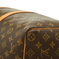 ルイ ヴィトン モノグラム キーポル45 ボストンバッグ トラベルバッグ M41428 ブラウン PVC レザー レディース LOUIS VUITTON 【中古】