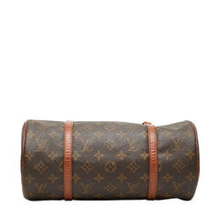 ルイ ヴィトン モノグラム パピヨン30(旧) ハンドバッグ M51365 ブラウン PVC レザー レディース LOUIS VUITTON 【中古】