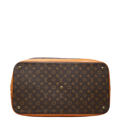 ルイ ヴィトン モノグラム クルーザーバッグ50 ハンドバッグ ボストンバッグ M41137 ブラウン PVC レザー レディース LOUIS VUITTON 【中古】