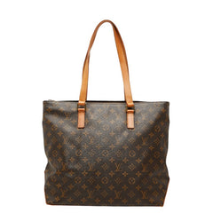 ルイ ヴィトン モノグラム カバメゾ トートバッグ ショルダーバッグ M51151 ブラウン PVC レザー レディース LOUIS VUITTON 【中古】