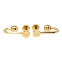 グッチ カフス カフリンクス アクセサリー ゴールド メッキ GP メンズ GUCCI 【中古】