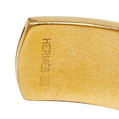 エルメス ケリー バングル ゴールド ワインレッド メッキ クロコダイル レディース HERMES 【中古】