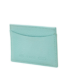 ティファニー 1837 ロゴ カードケース カード入れ 定期入れ ティファニーブルー レザー レディース TIFFANY&Co. 【中古】