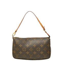 ルイ ヴィトン モノグラム ポシェット アクセソワール ハンドバッグ M51980 ブラウン PVC レザー レディース LOUIS VUITTON 【中古】