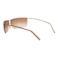 グッチ リムレス アイウェア サングラス グラデーションレンズ GG2653/S クリアブラウン プラスチック メッキ レディース GUCCI 【中古】