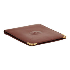カルティエ マストライン 二つ折り財布 札入れ ボルドー系 レザー レディース CARTIER 【中古】