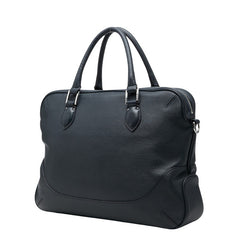 ペッレモルビダ ブリーフケース ビジネスバッグ ショルダー 2WAY ネイビー レザー メンズ PELLE MORBIDA 【中古】