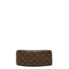ルイ ヴィトン モノグラム ルーピングMM ショルダーバッグ ハンドバッグ M51146 ブラウン PVC レザー レディース LOUIS VUITTON 【中古】