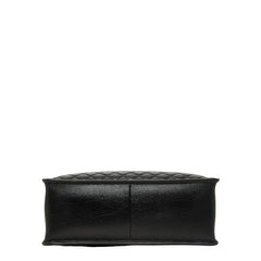 シャネル マトラッセ ココマーク チェーントートバッグ ショルダー ブラック シルバー金具 レザー レディース CHANEL 【中古】