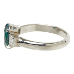 Pt900 プラチナ アレキサンドライト アレキサンドライト1.622ct ダイヤ0.36ct リング 指輪 レディース 11.5号 【中古】