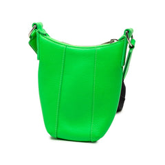 バレンシアガ アワーグラス 斜め掛け ショルダーバッグ 644722 グリーン レザー レディース BALENCIAGA 【中古】