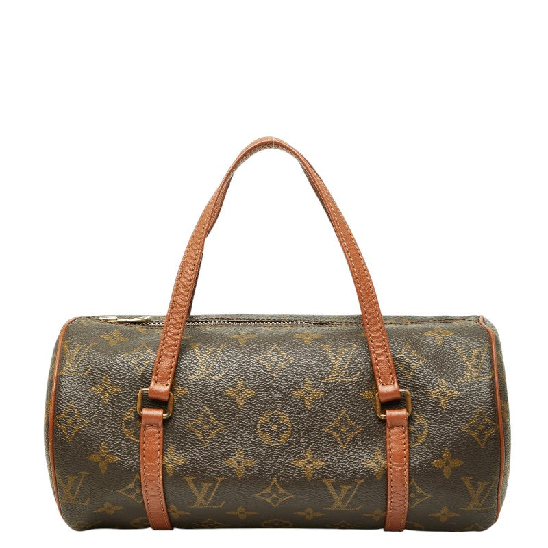 ルイ ヴィトン モノグラム パピヨン26 ハンドバッグ M51366 ブラウン PVC レザー レディース LOUIS VUITTON 【中古】