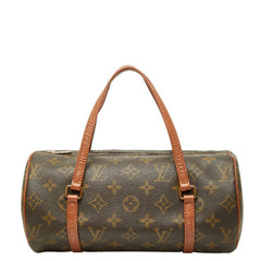 ルイ ヴィトン モノグラム パピヨン26 ハンドバッグ M51366 ブラウン PVC レザー レディース LOUIS VUITTON 【中古】