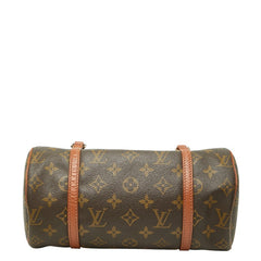 ルイ ヴィトン モノグラム パピヨン26 ハンドバッグ M51366 ブラウン PVC レザー レディース LOUIS VUITTON 【中古】