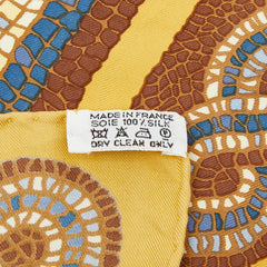 エルメス カレ90 SOUS LE CEDRE ヒマラヤ杉の下で スカーフ 大判 マルチカラー シルク レディース HERMES 【中古】