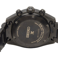 セイコー プロスペックス ソーラークロノグラフ 腕時計 SBDL103 ソーラー ブラック文字盤 ステンレス メンズ SEIKO 【中古】