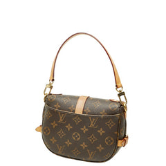 ルイ ヴィトン モノグラム ソミュールBB ハンドバッグ ショルダーバッグ 2WAY M46740 ブラウン PVC レザー レディース LOUIS VUITTON 【中古】