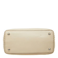 フェンディ ドットコム クリック チェーン ショルダーバッグ 8BN299 アイボリー系 レザー レディース FENDI 【中古】