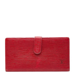 ルイ ヴィトン エピ コンチネンタル ヴィエノワ 長財布 M63257 カスティリアンレッド レザー レディース LOUIS VUITTON 【中古】