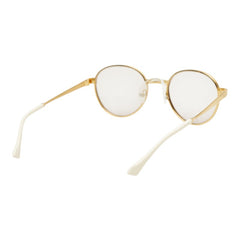 グッチ ボストン UVカット サングラス GG0872S ゴールド アイボリ プラスチック メッキ レディース GUCCI 【中古】
