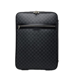 ルイ ヴィトン ダミエ グラフィット ペガス55 キャリーバッグ スーツケース N23299 ブラック グレー PVC レザー メンズ LOUIS VUITTON 【中古】