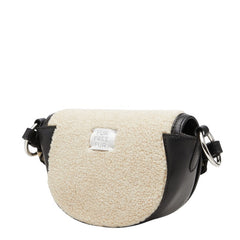 ステラマッカートニー ロゴ ショルダーバッグ 700083 ベージュ ブラック ボア レザー レディース Stella McCartney 【中古】