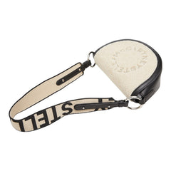 ステラマッカートニー ロゴ ショルダーバッグ 700083 ベージュ ブラック ボア レザー レディース Stella McCartney 【中古】