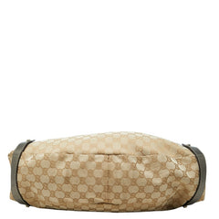 グッチ GGキャンバス アビー ハンドバッグ トートバッグ 130736 ベージュ ブラウン系 キャンバス レザー レディース GUCCI 【中古】