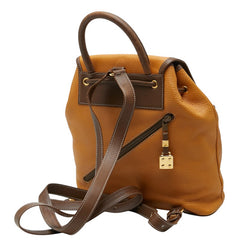 ロエベ アナグラム リュック バックパック ブラウン系 レザー レディース LOEWE 【中古】