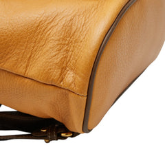 ロエベ アナグラム リュック バックパック ブラウン系 レザー レディース LOEWE 【中古】