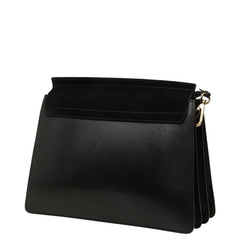 クロエ フェイ ショルダーバッグ ブラック レザー スウェード レディース Chloe 【中古】