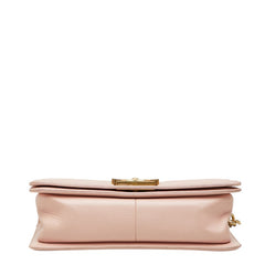 シャネル ココマーク ボーイシャネル チェーン ショルダーバッグ A67086 ピンク ラムスキン ツイード レディース CHANEL 【中古】