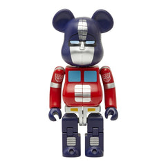 メディコムトイ ベアブリック200％ TRANSFORMERS OPTIMUS PRIME フィギュア おもちゃ 置物 ネイビー レッド メンズ MEDICOM TOY 【中古】