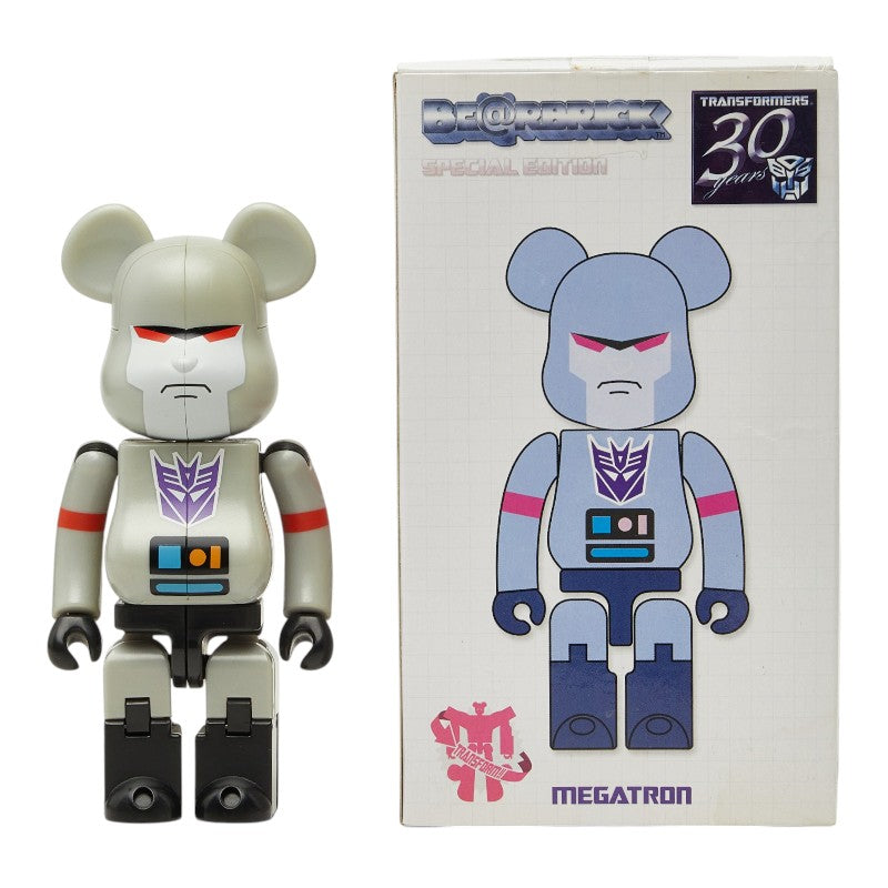 メディコムトイ ベアブリック200％ TRANSFORMERS MEGATRON フィギュア おもちゃ 置物 グレー メンズ MEDICOM TOY 【中古】