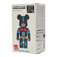 メディコムトイ ベアブリック200％ TRANSFORMERS NEMESIS PRIME フィギュア おもちゃ 置物 ブラック メンズ MEDICOM TOY 【中古】