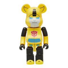 メディコムトイ ベアブリック200％ TRANSFORMERS BUMBLEBEE フィギュア おもちゃ 置物 イエロー メンズ MEDICOM TOY 【中古】