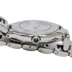 カルティエ マスト21 腕時計 1340 クオーツ シルバー文字盤 ステンレススチール レディース CARTIER 【中古】