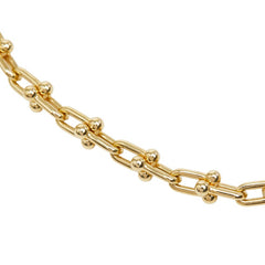 ティファニー ハードウェア マイクロリンク ブレスレット ラージ ブレスレット K18YG イエローゴールド 750 レディース TIFFANY&Co. 【中古】