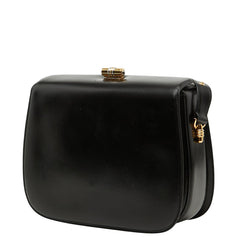 グッチ 斜め掛け ショルダーバッグ 0014060626 ブラック レザー レディース GUCCI 【中古】