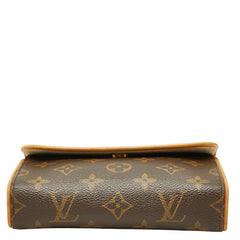ルイ ヴィトン モノグラム ポシェット フロランティーヌ ポーチ M51855 ブラウン PVC レザー レディース LOUIS VUITTON 【中古】
