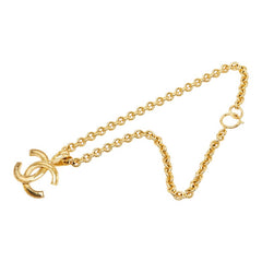 シャネル ココマーク チェーン ペンダント ネックレス ゴールド メッキ レディース CHANEL 【中古】