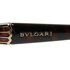 ブルガリ ロゴ サングラス ブラウン プラスチック レディース BVLGARI 【中古】