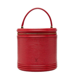 ルイ ヴィトン エピ カンヌ ハンドバッグ バニティバッグ M48037 カスティリアンレッド レザー レディース LOUIS VUITTON 【中古】