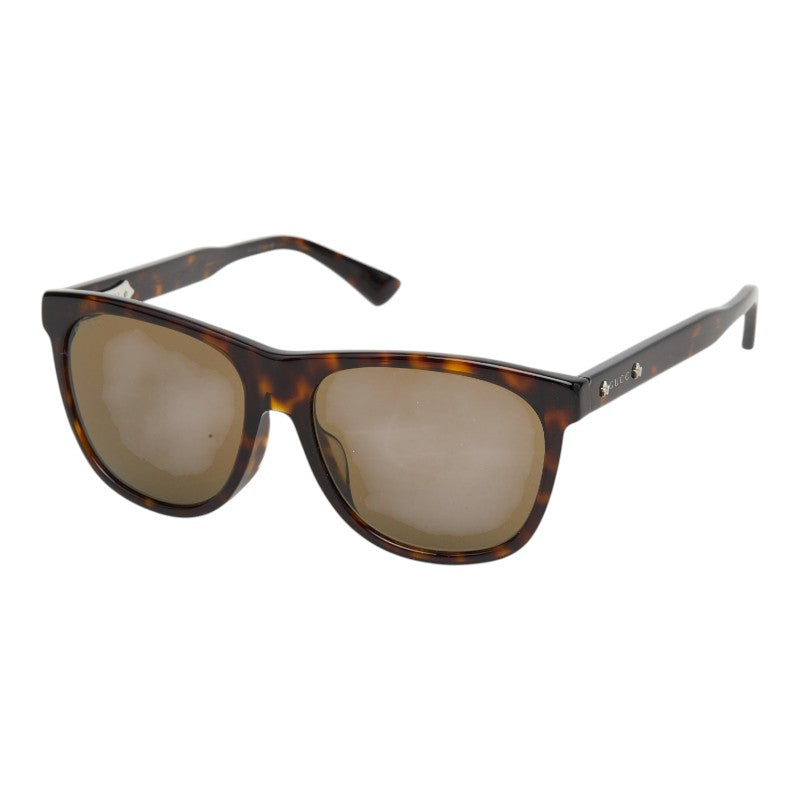 グッチ アジアンフィット サングラス GG0266SA ブラウン プラスチック レディース GUCCI 【中古】