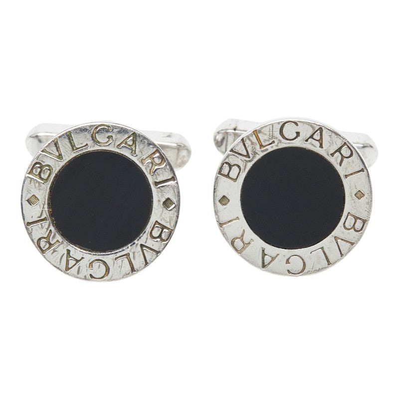 ブルガリ ブルガリブルガリ カフス カフリンクス SV925 シルバー オニキス レディース BVLGARI 【中古】