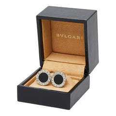 ブルガリ ブルガリブルガリ カフス カフリンクス SV925 シルバー オニキス レディース BVLGARI 【中古】