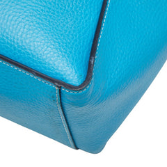 ステラマッカートニー ロゴ クロスボディ ハンドバッグ ショルダーバッグ 2WAY 513860 ブルー レザー レディース Stella McCartney 【中古】