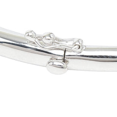 K18WG ホワイトゴールド ダイヤ0.18ct バングル レディース 中古